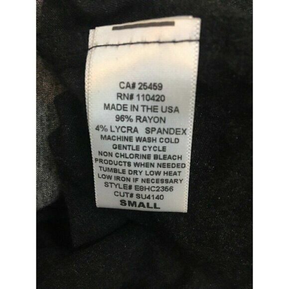 C c Caifornia Womens Gray Long Sleeve V Neck Sweater Cardigan Rayon Top Small - Picture 7 of 7